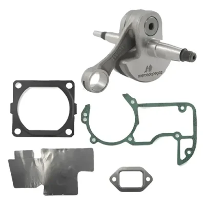 Eixo manivela + biela jogo juntas para motosserra Stihl MS066, MS650 e MS660