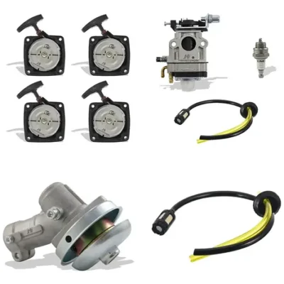 Kit tampa, carburador, transmissão e 2 mangueiras para roçadeira Toyama RT43L 43cc