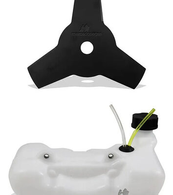 Kit lâmina e tanque para roçadeira 43cc Toyama, Echo, Husqvarna, Shindaiwa, Stihl