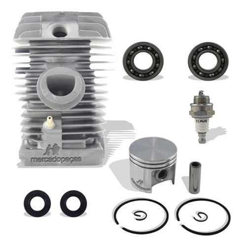 Cilindro completo rolamento retentor para motosserra Stihl MS250
