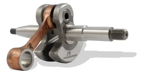 Eixo virabrequim para motosserra Husqvarna 445, 450, Stihl 025, 250