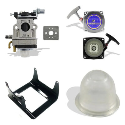 Kit carburador tampa acessório bulbo para roçadeira 43cc
