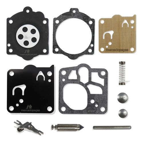 Kit reparo membrana carburador para motosserra Husqvarna 61, 288, 364, 394
