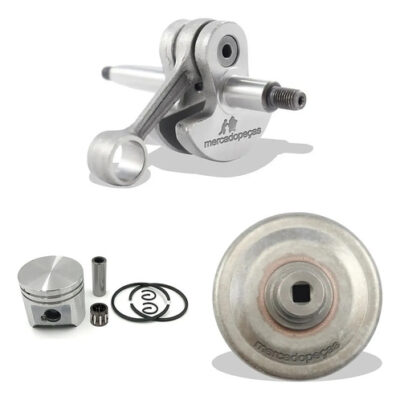 Kit virabrequim pistão embreagem para roçadeira Stihl FS160 FS220 FS280 FS290 FR220
