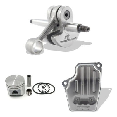 Kit virabrequim pistão escapamento para roçadeira Stihl FR220 FS160 FS220 FS280 FS290