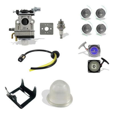 Kit carburador carretel tampa bulbo para roçadeira 43cc