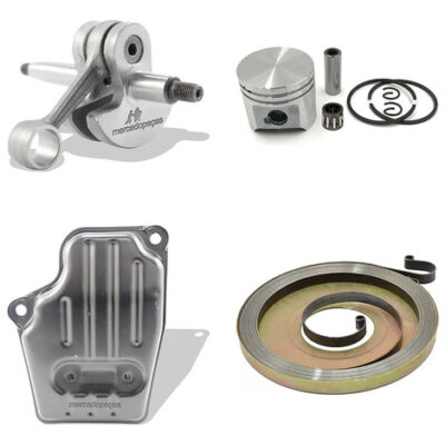 Kit virabrequim pistão escapamento partida para roçadeira Stihl FS220 FR220 FS160 FS280 FS290