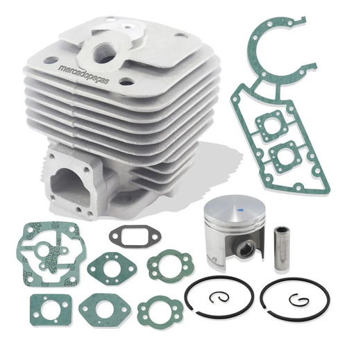 Cilindro completo pistão com juntas para motosserra Stihl MS08 P835