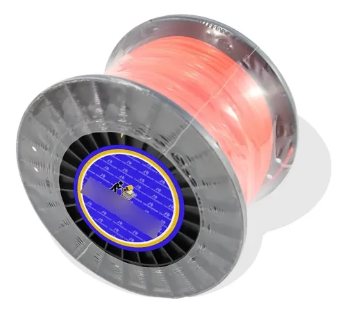 Bobina de fio nylon quadrado 1,8mm para roçadeira Intertec