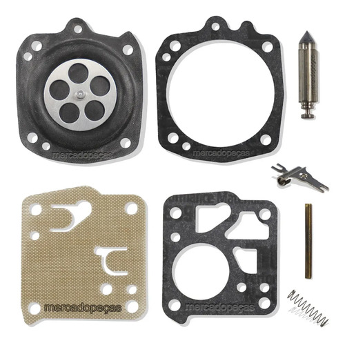 Kit reparo carburador para motosserra Husqvarna 268, 288, 395, Stihl MS051, ITC133