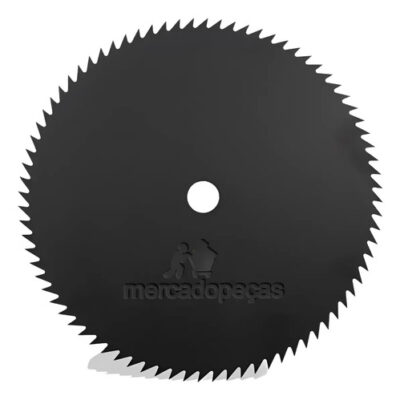 Lâmina serra 80 dentes 255mm furo 1 pol para roçadeira Echo Shindaiwa Stihl