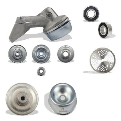 Kit transmissão com 2 rolamentos, lâmina e embreagem para roçadeira Stihl FS220