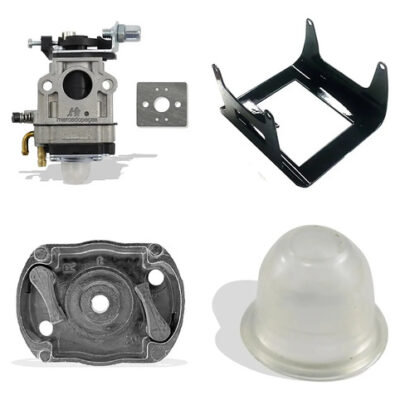 Kit carburador acessório partida bulbo para roçadeira 43cc