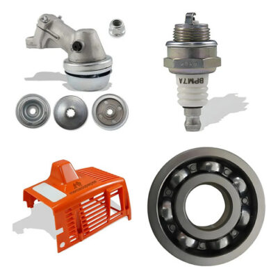 Kit transmissão com 2 velas, tampa e rolamento para roçadeira Stihl FS160, FS220, FS280, FS290