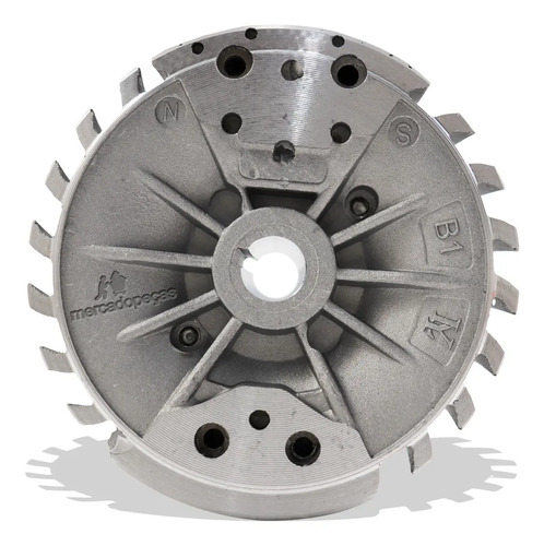 Volante ventilador magnético para motosserra chinesa 52cc Branco, Intertec, Kawashima, Nagano, Terra, Toyama - Imagem 2