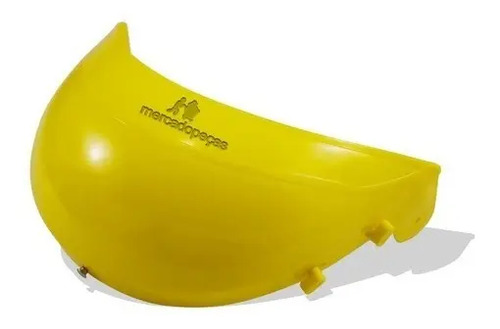 Proteção facial telado aço para roçadeira amarelo - Imagem 2