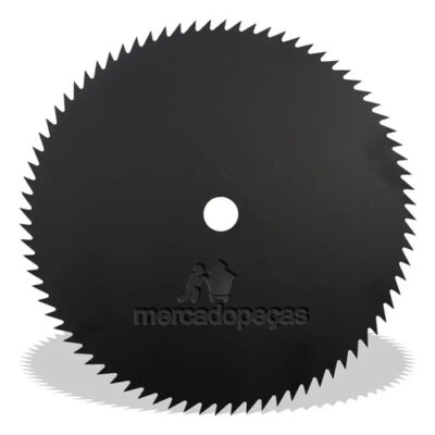 Disco serra 80 dentes 255mm para roçadeira Echo SRM22, SRM3605, Shindaiwa C35, C230, C350, BC230BR, Stihl FS85