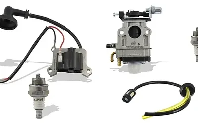 Kit bobina carburador para roçadeira 43cc Toyama, Branco, Ferrari, Garthen