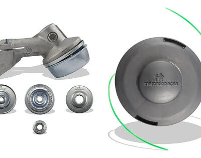 Kit transmissão 2x carretel para roçadeira Stihl FS120, FS200, FS44, FS55, FS80, FS85 e Husqvarna 128R