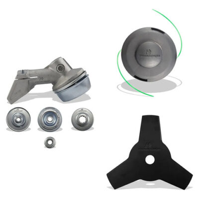 Kit transmissão 2x carretel lâmina para roçadeira Husqvarna 128R, Stihl