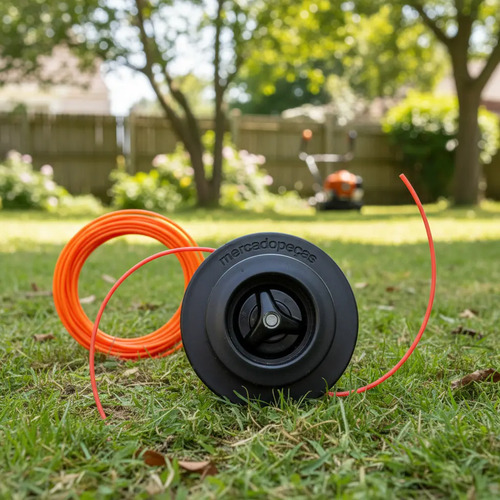 Carretel manual fio nylon para roçadeira Vulcan VR430H compatíveis - Imagem 3