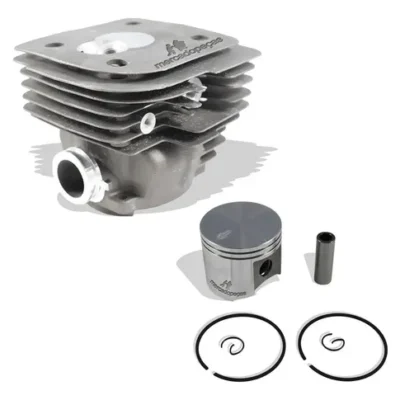 Cilindro pistão anéis pino para motosserra Husqvarna 390X 390XP 385