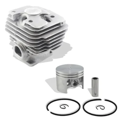 Cilindro com pistão e anéis kit para motosserra Stihl MS381, MS380, MS038
