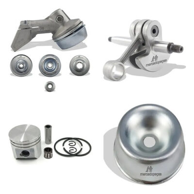 Kit transmissão virabrequim pistão tampa para roçadeira Stihl FS220
