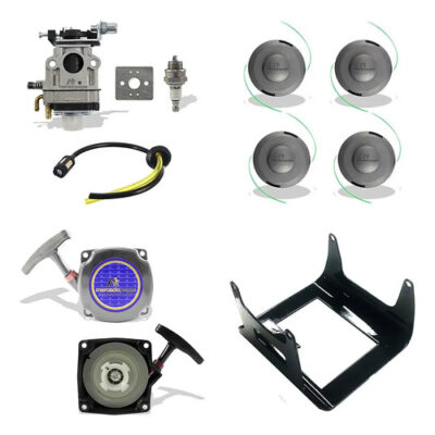 Kit carburador carretel tampa acessório para roçadeira 43cc