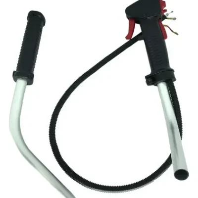 Punho acelerador completo com guidão para roçadeira Branco BR43A, BR-52G, BBR-43G, Ferrari, Garthen, Intertec,
