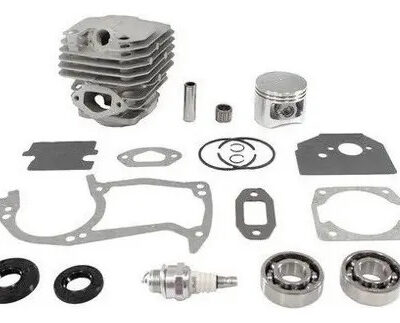 Kit cilindro completo junta gaiola vela para motosserra 52cc