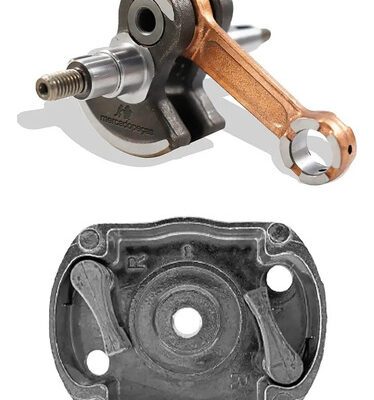 Kit virabrequim partida para roçadeira 43cc Intertec, Branco, Ferrari, Garthen, Kawashima