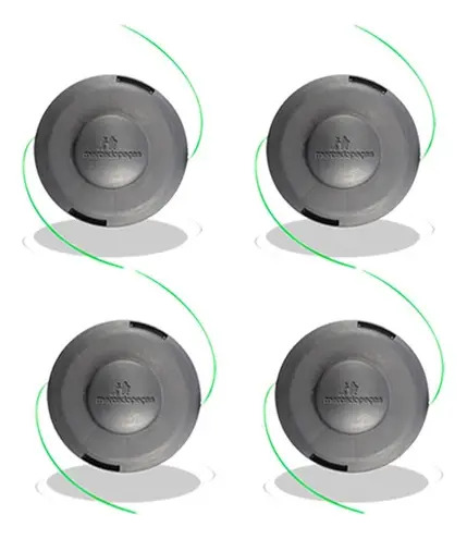 Kit com 4 carretéis automáticos para roçadeira Vulcan VR430H