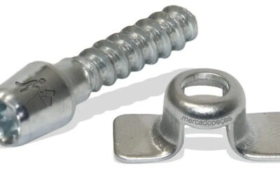 Parafuso com chapinha do amortecedor para motosserra Stihl MS038, MS380, MS381, MS382