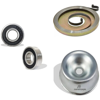 Kit 2x rolamento partida tampa para roçadeira Stihl FS220, FS280, MS038, MS051, MS066, MS382, MS661