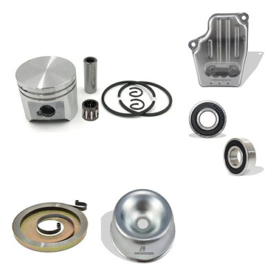 Kit pistão escapamento rolamento partida tampa para roçadeira Stihl FS220, FR220