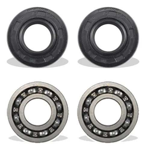 Retentor, rolamento e silicone para motosserra Stihl MS021, MS025, MS210, MS250
