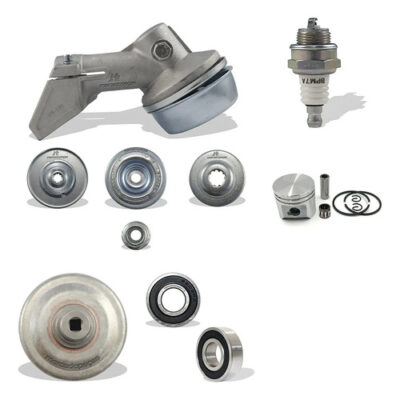 Kit transmissão 2x vela pistão embreagem rolamento para roçadeira Stihl FS120 FS44 FS55