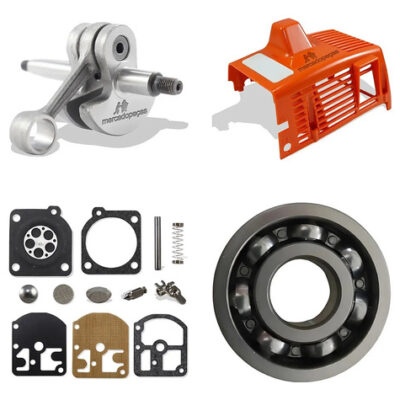 Kit virabrequim, tampa, carburador e rolamento para roçadeira Stihl FS160, FS220, FS280, FR220, FS290
