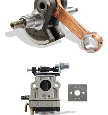 Kit virabrequim carburador para roçadeira Toyama RT43L, TBC43X, Intertec 430, 431