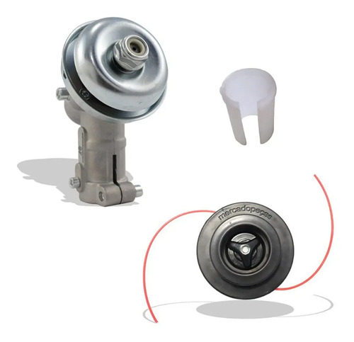 Kit bucha transmissão 26mm 9 estrias carretel M10x1,25 para roçadeira Husqvarna