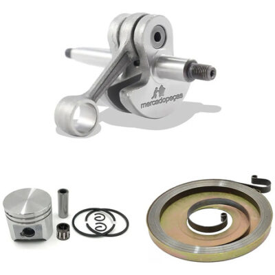 Kit virabrequim pistão partida para roçadeira Stihl FR220, FS160, FS220, FS280, FS290