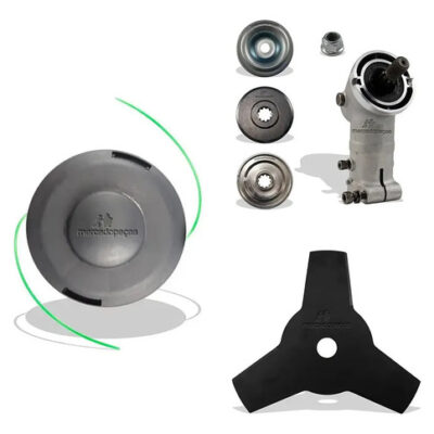 Kit 2x carretel transmissão lâmina para roçadeira Husqvarna 236R