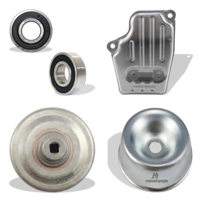 Kit 2 rolamentos, escapamento, embreagem e tampa para roçadeira Stihl FS220