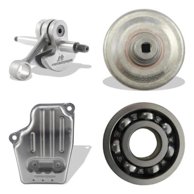 Kit virabrequim embreagem escape 2x rolamento para roçadeira Stihl FS160 FS220 FS280