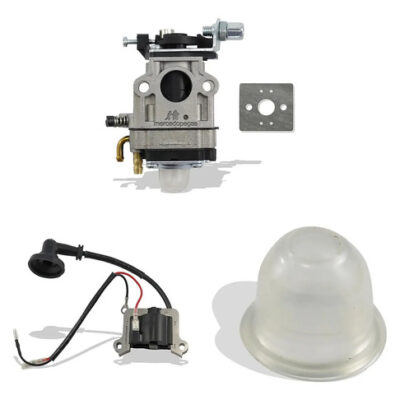 Kit carburador bobina bulbo para roçadeira Intertec 430, Branco BR43A