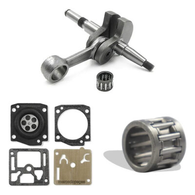 Kit virabrequim reparo carburador rolamento para motosserra Stihl MS038 MS380 MS381 MS382