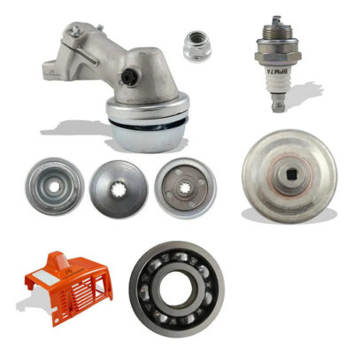 Kit transmissão com 2 velas, embreagem, tampa e rolamento para roçadeira Stihl FS160, FS220, FS280, FS290