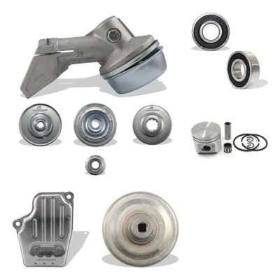 Kit transmissão 2x rolamento pistão escapamento embreagem para roçadeira Stihl FS120 FS44 FS55 FS80 FS85