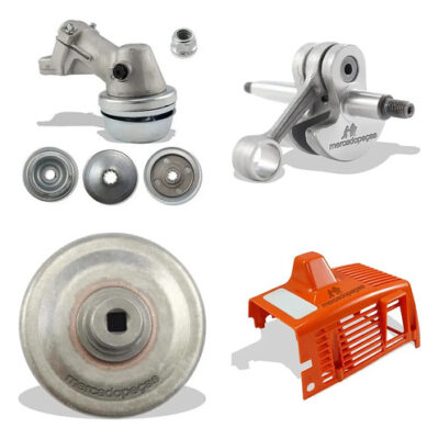 Kit transmissão com vibrador, embreagem e tampa para roçadeira Stihl FS160, FS220, FS280, FS290